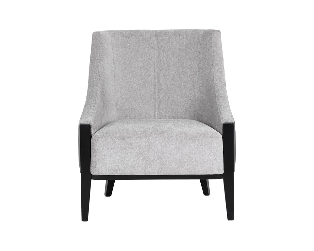 Sunpan Aurora Lounge Chair in Polo Club Stone / Overcast Grey