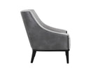 Sunpan Aurora Lounge Chair in Polo Club Stone / Overcast Grey