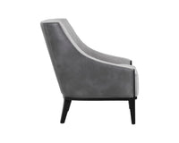 Sunpan Aurora Lounge Chair in Polo Club Stone / Overcast Grey