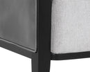 Sunpan Aurora Lounge Chair in Polo Club Stone / Overcast Grey