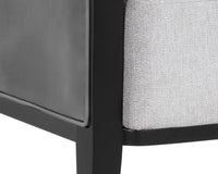 Sunpan Aurora Lounge Chair in Polo Club Stone / Overcast Grey