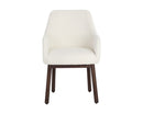 Sunpan Belen Dining Armchair in Altro Cappuccino/White