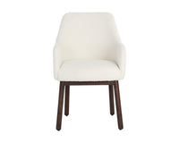 Sunpan Belen Dining Armchair in Altro Cappuccino/White
