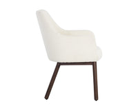 Sunpan Belen Dining Armchair in Altro Cappuccino/White