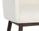 Sunpan Belen Dining Armchair in Altro Cappuccino/White