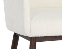 Sunpan Belen Dining Armchair in Altro Cappuccino/White