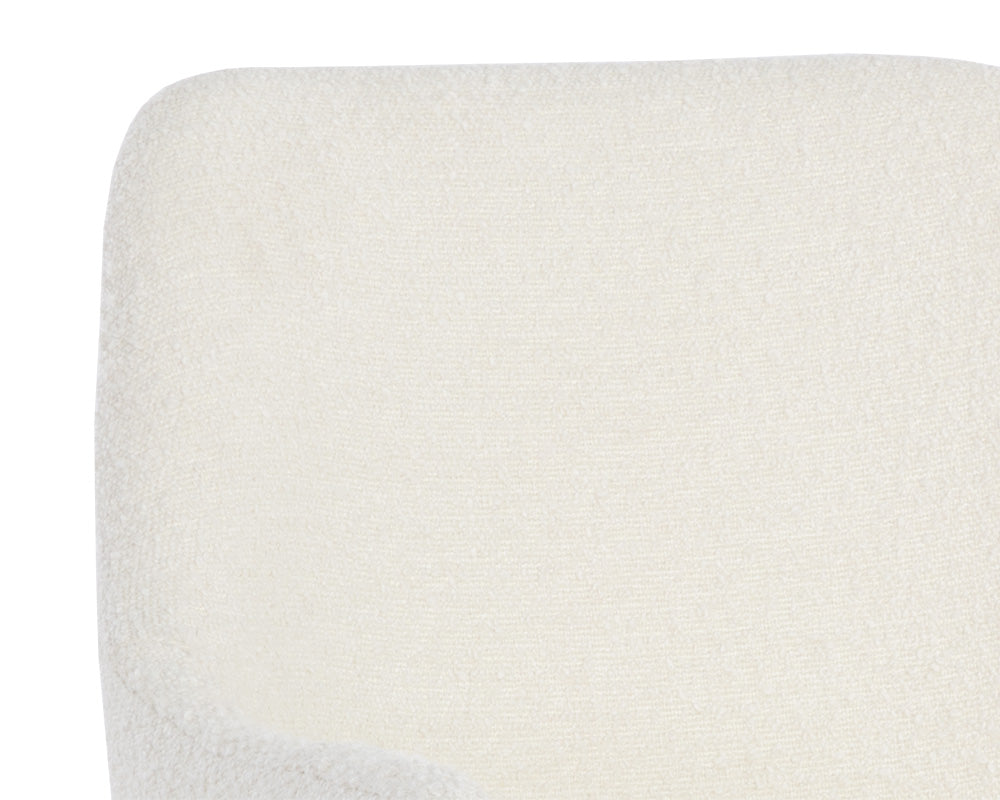 Sunpan Belen Dining Armchair in Altro Cappuccino/White