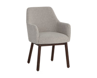 Sunpan Belen Dining Armchair in Altro Cappuccino/White