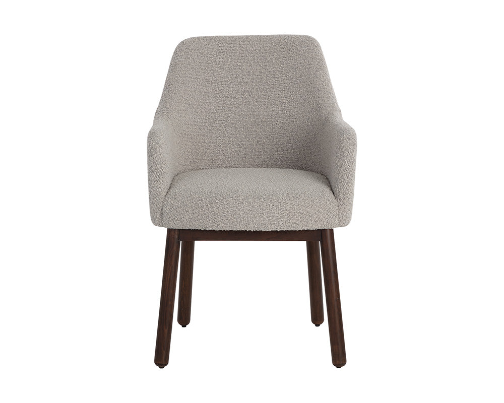 Sunpan Belen Dining Armchair in Altro Cappuccino/White