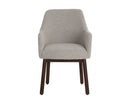 Sunpan Belen Dining Armchair in Altro Cappuccino/White