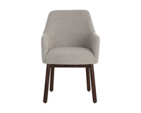 Sunpan Belen Dining Armchair in Altro Cappuccino/White