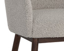 Sunpan Belen Dining Armchair in Altro Cappuccino/White