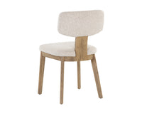 Sunpan Rickett Dining Chair - Weathered Oak - Dove Cream
