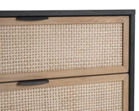 Sunpan Avida Chest in Gold and Black/Natural