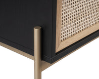 Sunpan Avida Chest in Gold and Black/Natural