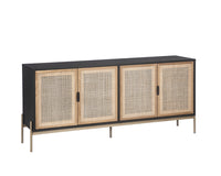 Sunpan Avida Sideboard in Gold And Black/Natural - Large