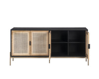 Sunpan Avida Sideboard in Gold And Black/Natural - Large