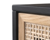Sunpan Avida Sideboard in Gold And Black/Natural - Large