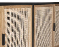 Sunpan Avida Sideboard in Gold And Black/Natural - Large