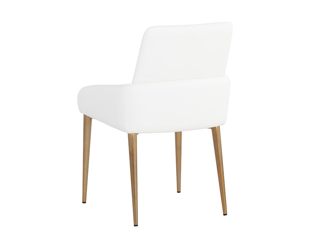 Sunpan Carlo Dining Armchair In Black And Dillon Thunder/Gold And Dillon Snow
