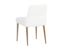 Sunpan Carlo Dining Armchair In Black And Dillon Thunder/Gold And Dillon Snow