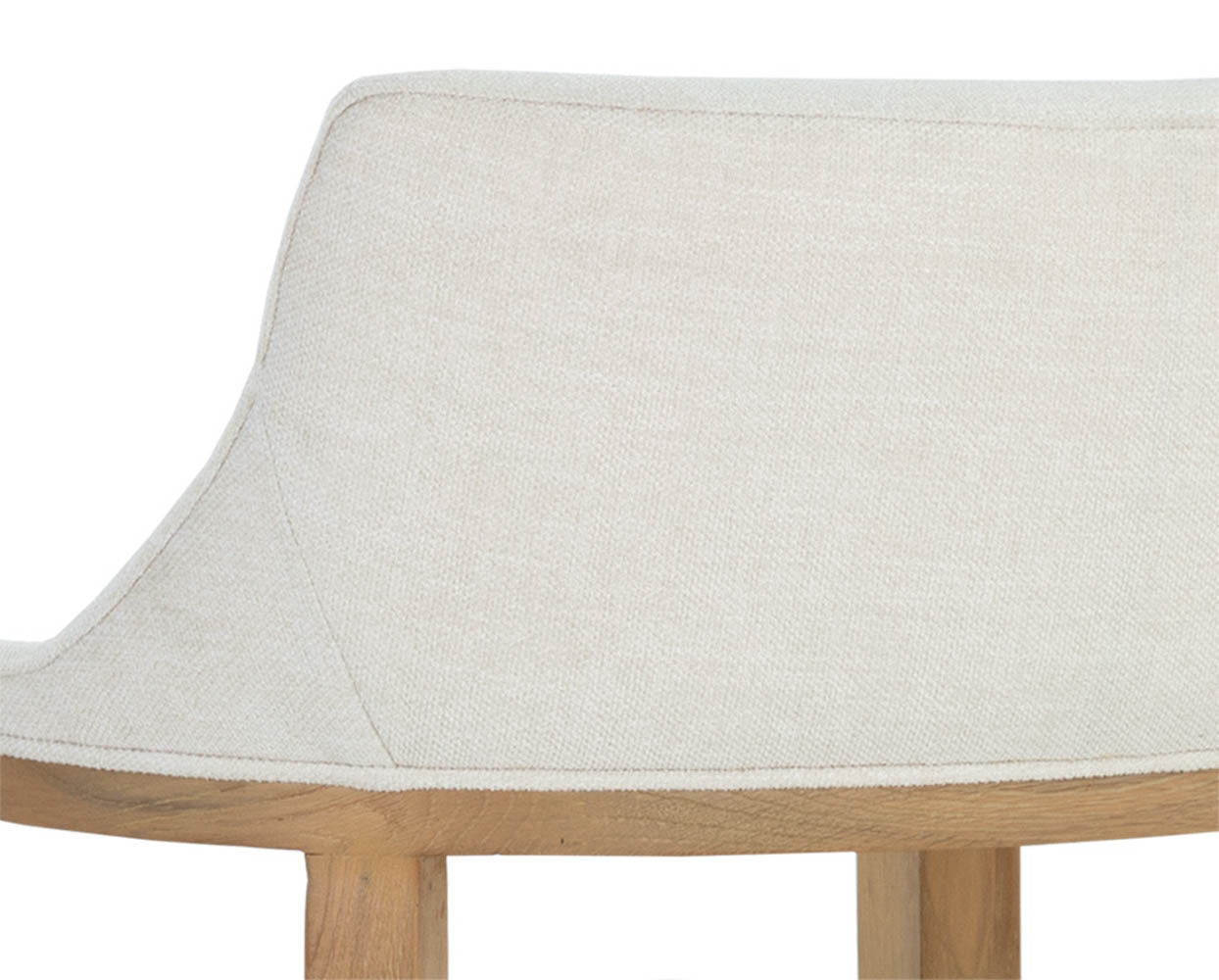 Sunpan Brylea Dining Armchair in Brown And Saloon Light Grey/Shalimar Tobacco Leather