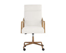 Sunpan Collin Office Chair in Brown/Natural