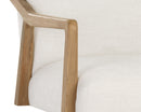 Sunpan Collin Office Chair in Brown/Natural