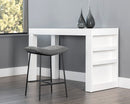 Sunpan Buca Backless Counter Stool in Belfast Koala Grey