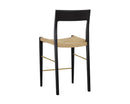 Sunpan Bondi Counter Stool in Black / Light Oak