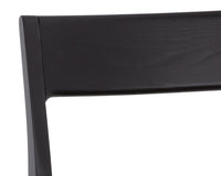 Sunpan Bondi Counter Stool in Black / Light Oak