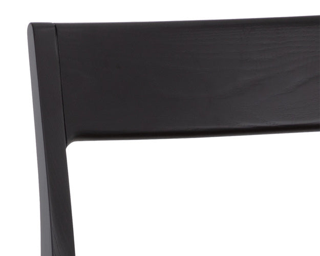 Sunpan Bondi Counter Stool in Black / Light Oak