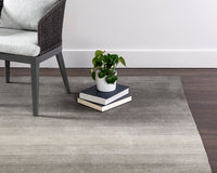 Sunpan Brisbane Hand-woven Rug - Grey in   8' X 10' / 9' X 12'