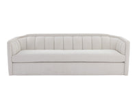 Sunpan Birrit Sofa in Alaska Hedgehog Brown / Noble Grey / Dove Cream