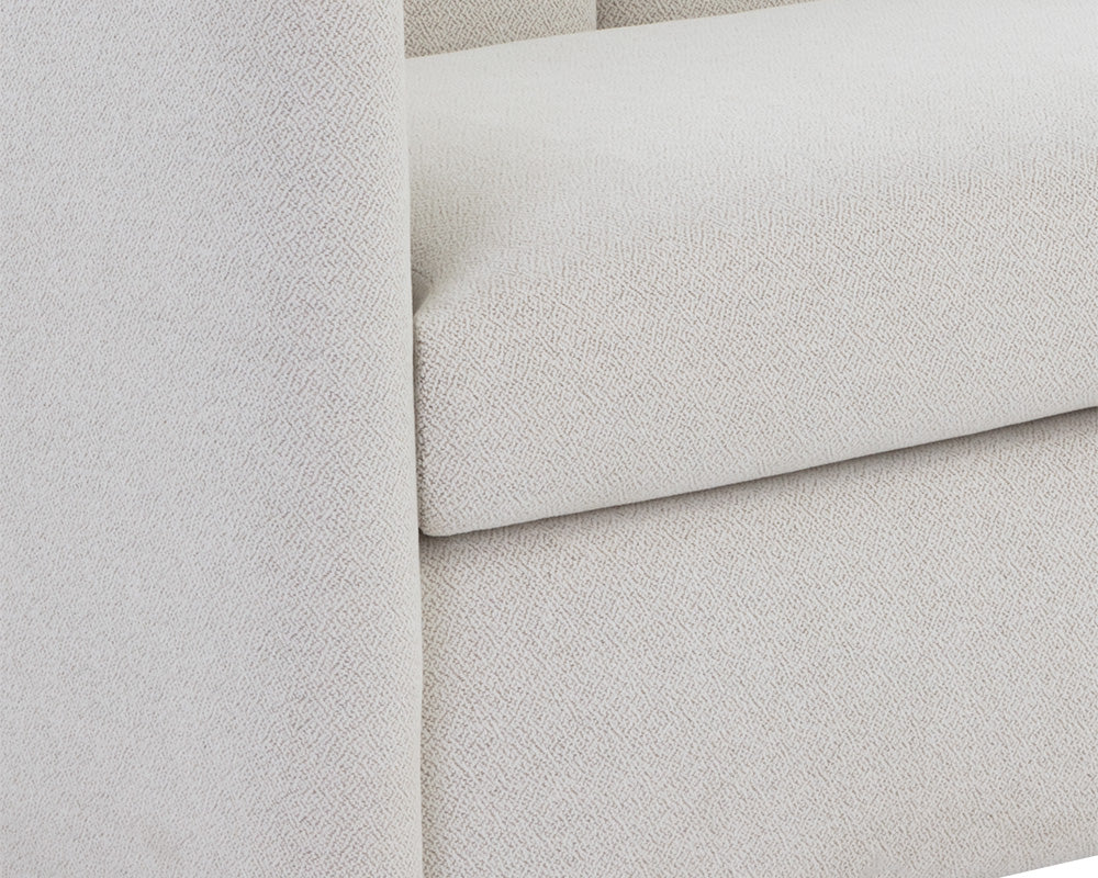 Sunpan Birrit Sofa in Alaska Hedgehog Brown / Noble Grey / Dove Cream