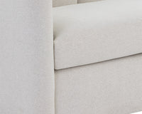 Sunpan Birrit Sofa in Alaska Hedgehog Brown / Noble Grey / Dove Cream