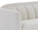 Sunpan Birrit Sofa in Alaska Hedgehog Brown / Noble Grey / Dove Cream