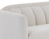 Sunpan Birrit Sofa in Alaska Hedgehog Brown / Noble Grey / Dove Cream