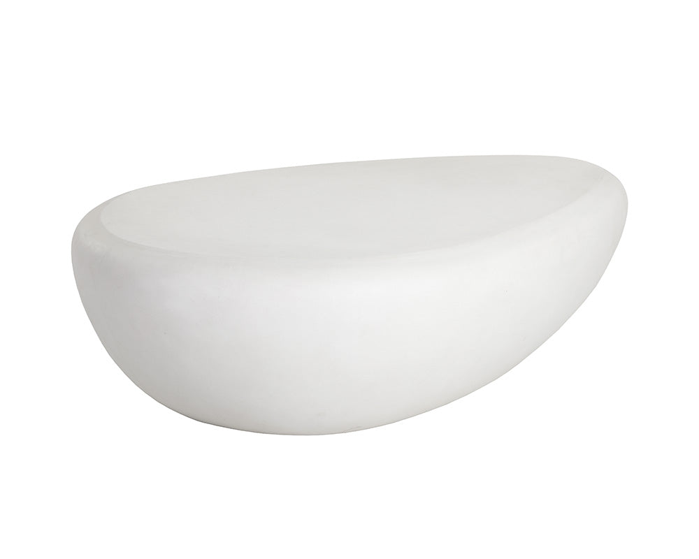 Sunpan Corvo Coffee Table in Grey / White - Large