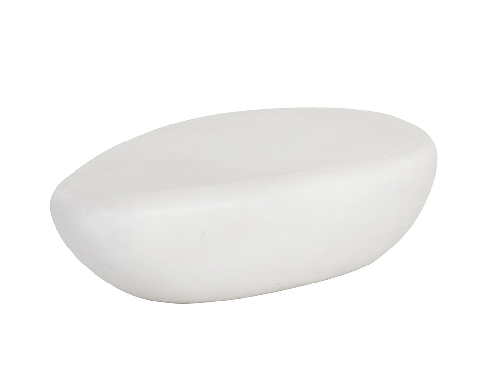 Sunpan Corvo Coffee Table in Grey / White - Large