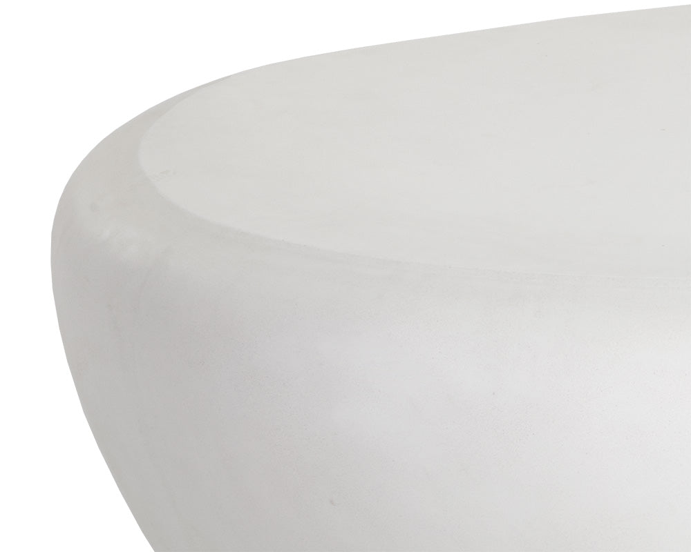Sunpan Corvo Coffee Table in Grey / White - Large