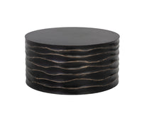 Sunpan Corey Coffee Table - Large in Black / Summer Sand