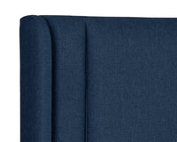 Sunpan Clemonte Bed In Dream Cream/Liv Indigo/Polo Club Stone - King