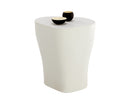 Sunpan Dali End Table in White / Marble Look and Grey - Large
