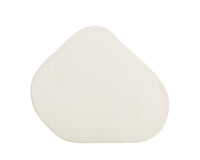Sunpan Dali End Table in White / Marble Look and Grey - Large