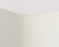 Sunpan Dali End Table in White / Marble Look and Grey - Large