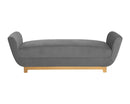 Sunpan Benicio Bench - Antonio Charcoal