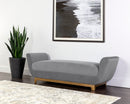 Sunpan Benicio Bench - Antonio Charcoal