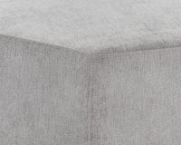 Sunpan Amalia Ottoman in Polo Club Stone