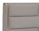 Sunpan Clara Bed In Ernst Sandstone/Silverstone - King